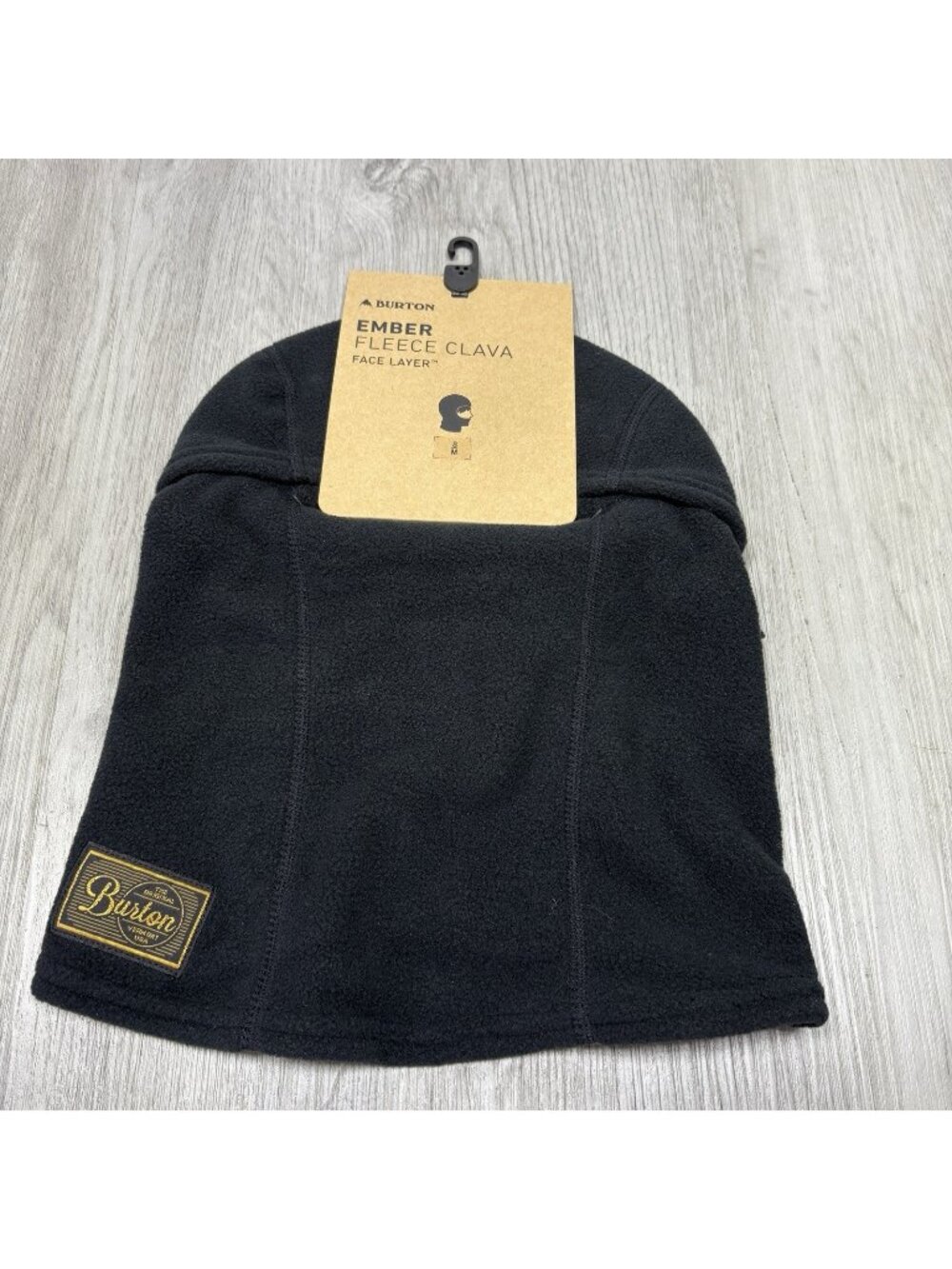 Burton Ember Fleece Clava Face Layer Size Small/Medium Black